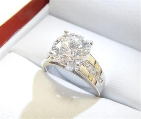 unique channel set engagement rings